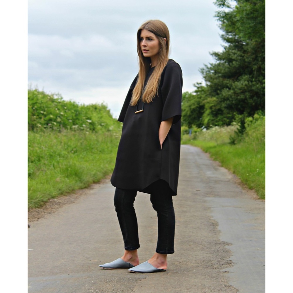 COS neoprene scuba dress with pockets small S